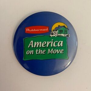 Rubbermaid Button - America on the Move